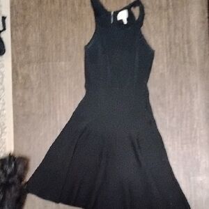 Milly Vintage Elegant Black Sleeveless Dress